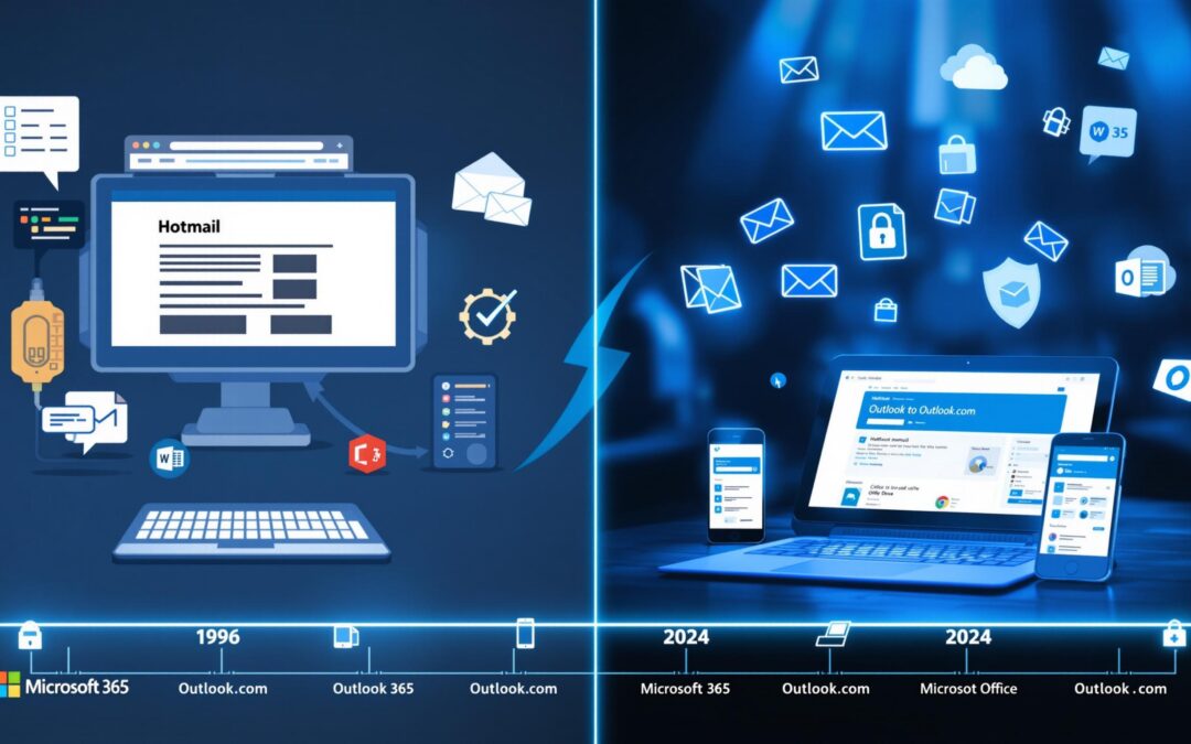 De hotmail à outlook.com : l&rsquo;évolution d&rsquo;une messagerie incontournable