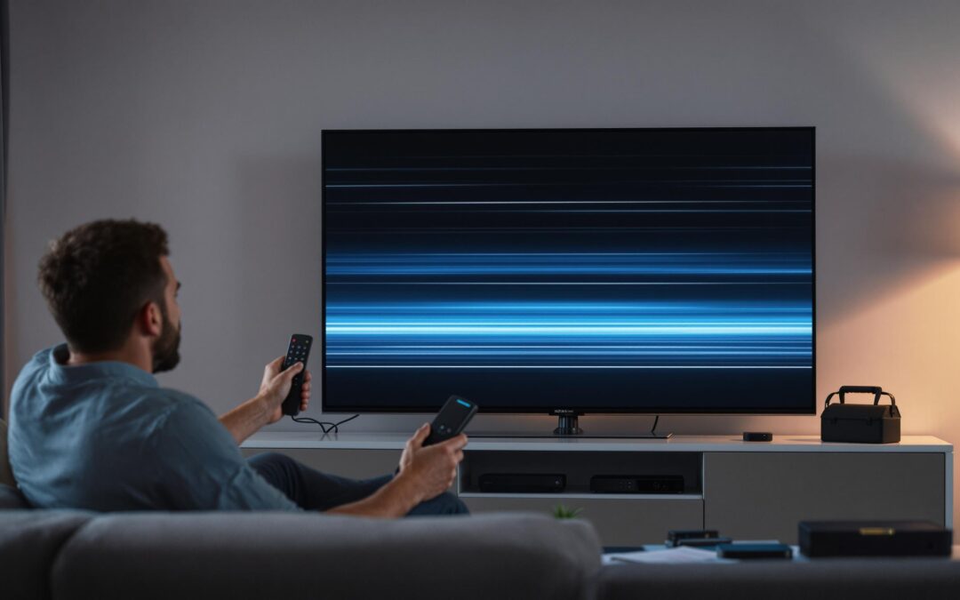 Résoudre les traits horizontaux sur votre écran TV facilement