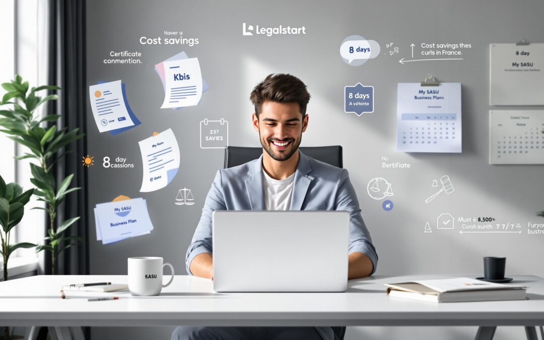 Créer une entreprise en ligne : guide complet sur la SAS et SASU avec Legalstart, tarifs et démarches essentielles