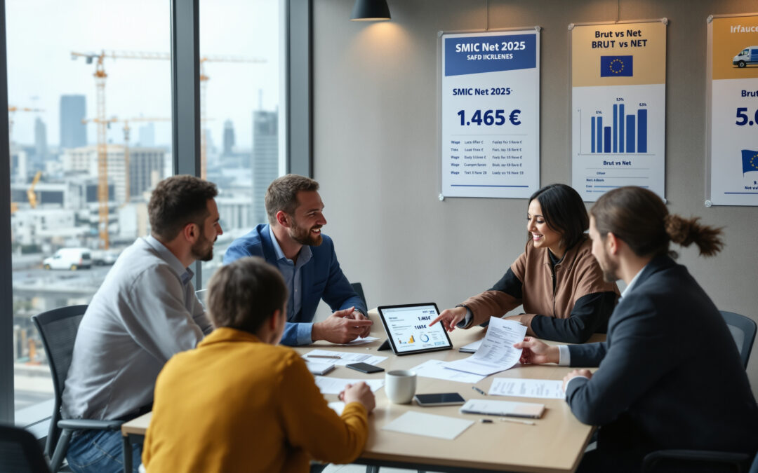 Smic net 2025 : montants, calcul et fluctuations par profession