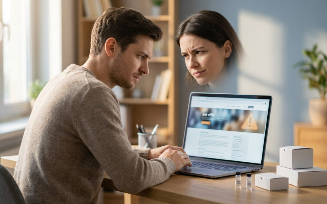 Emballage d’échantillons à domicile : comment repérer une fausse offre