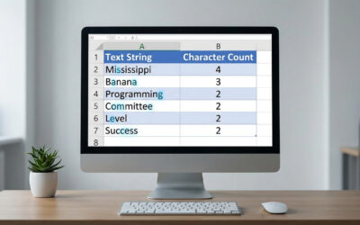 Excel : comment compter caractères et occurrences ?