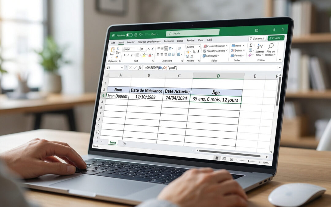Calculer l&rsquo;âge sur Excel : maîtrisez la formule DATEDIF