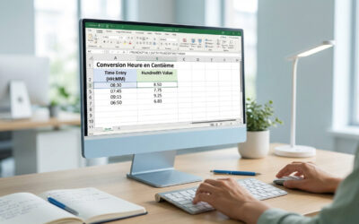 Conversion heure en centième : le calcul facile sur Excel