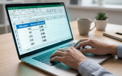 Convertir des minutes en heures sur Excel facilement