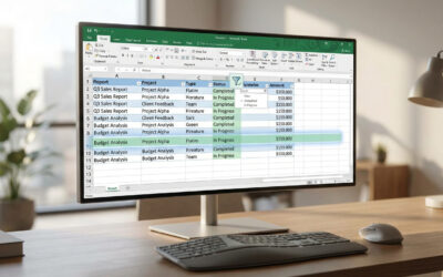 Maîtriser la fonction filtre Excel pour vos tableaux